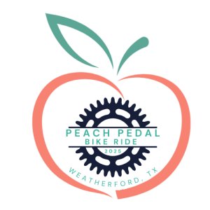 Peach Pedal Bike Ride logo