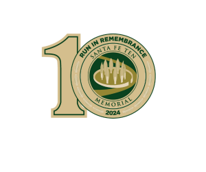 Santa Fe Ten Memorial Run in Remembrance logo